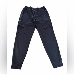 Men’s RGSTR Black Cargo Joggers Pants Size Large